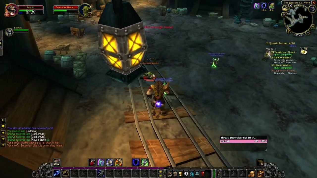 HARDCORE CLASSIC really close call. Enh shaman duo with warrior.
