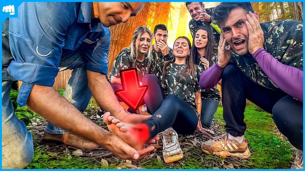 ELA SE MACHUCOU FEIO NA FLORESTA!!