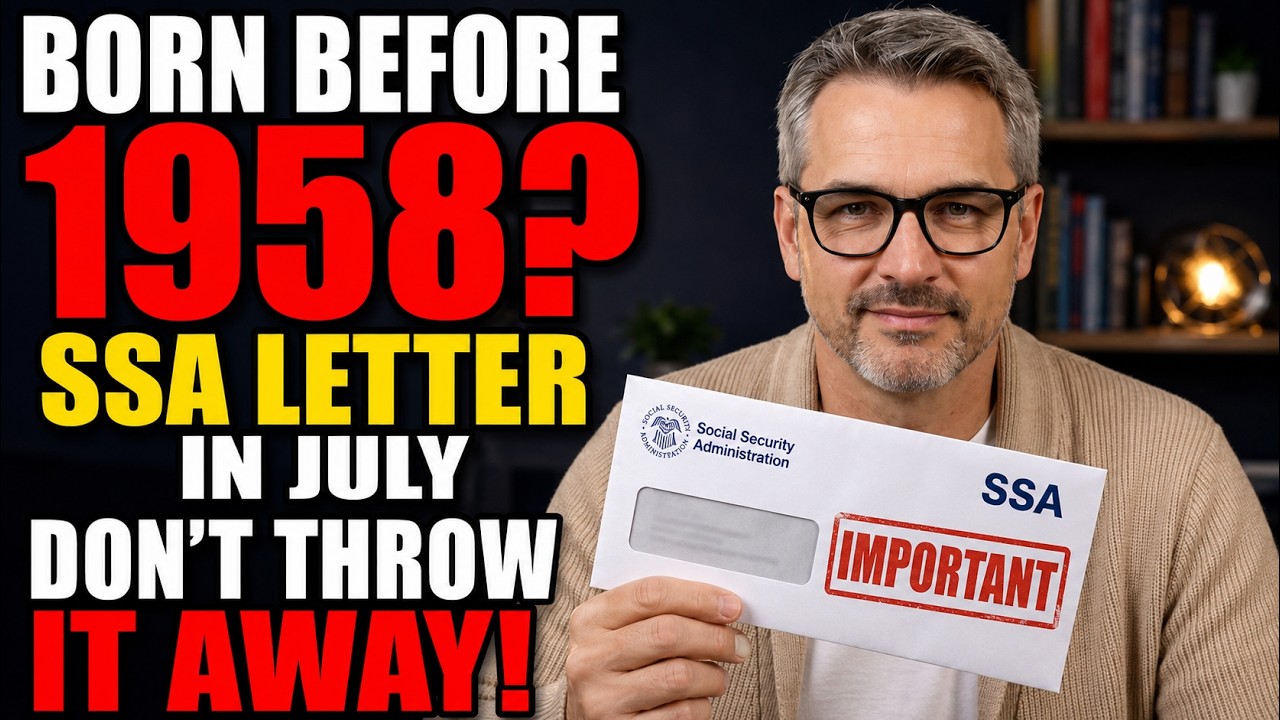 ⚠️ BORN BEFORE 1958? SSA LETTER IN JULY &mdash; SENIORS WHO IGNORE THIS LOSE HUNDREDS/MONTH!