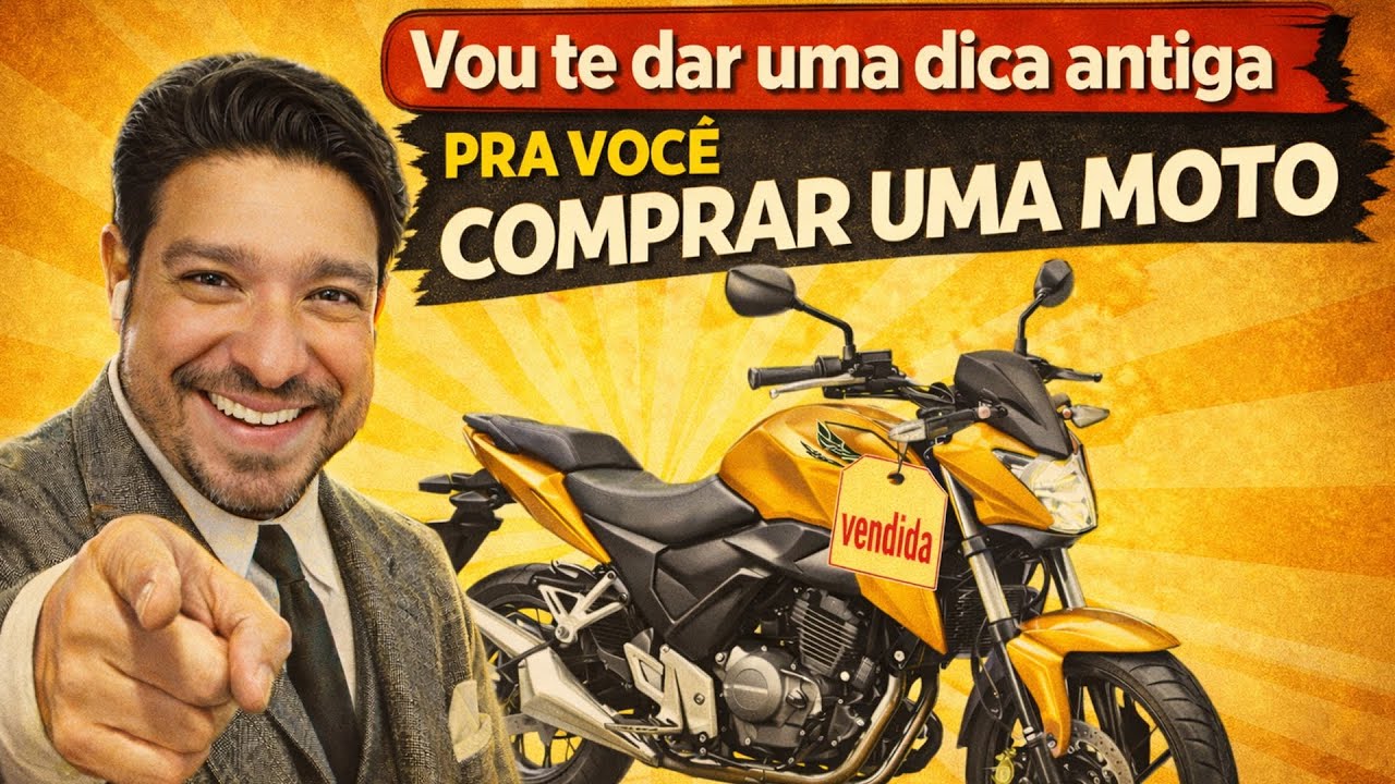 Vou te dar uma dica antiga pra você comprar uma moto