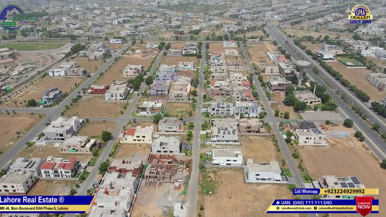 DHA Phase 6 Lahore Block-K | Current Prices & Salient Features | Drone Video | June 2021