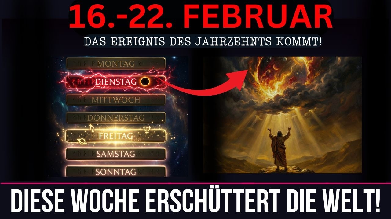 SIE MÜSSEN DAS VOR MORGEN WISSEN! Dringende WARNUNGEN zur HAUPTWOCHE des Februars!