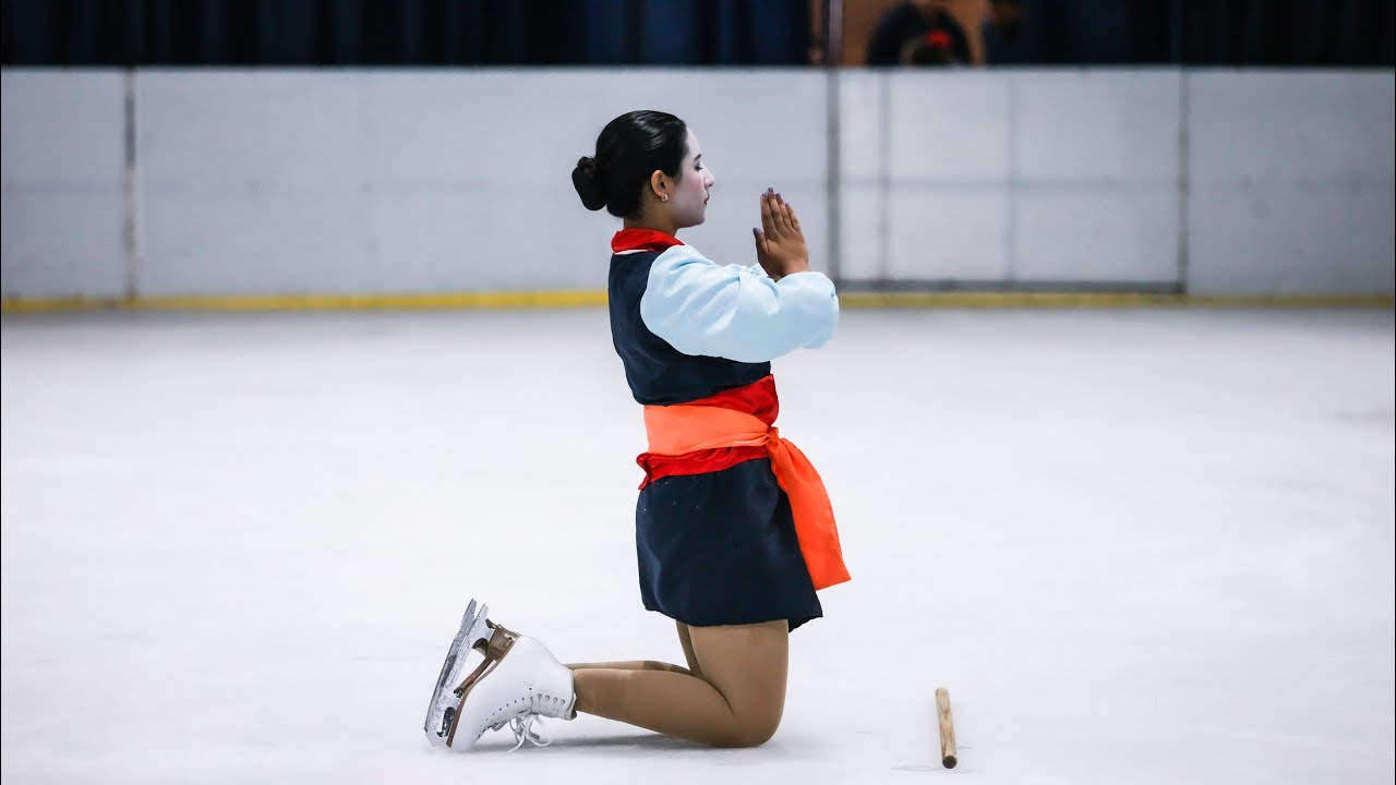 Kethelin Soares Open Ice Arena Ice Brasil 2022 I'll Make a Man Out of You Mulan - 1&ordf; vez no gelo