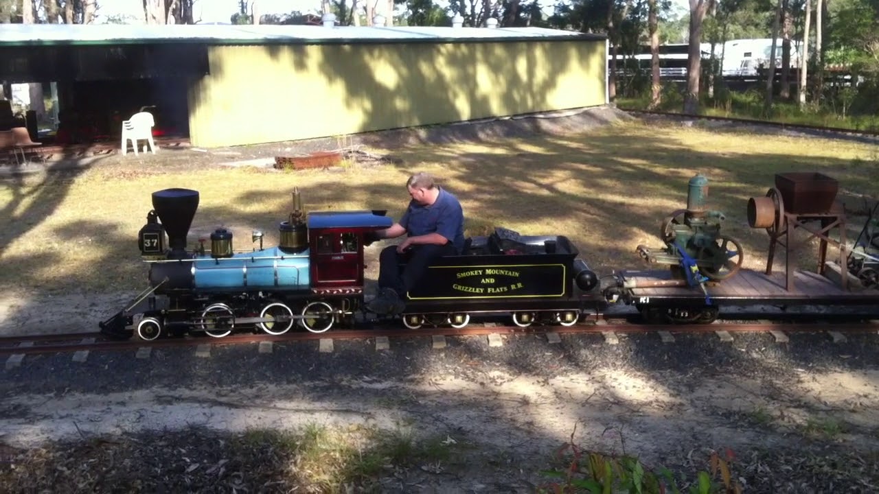 12 inch gauge loco's 37 & 24 in action