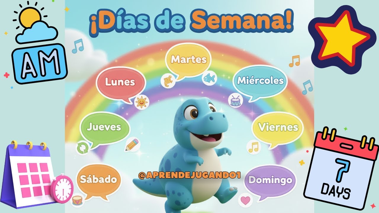 ¡Vamos a Cantar Sobre los Días de la Semana! 🚂🎶