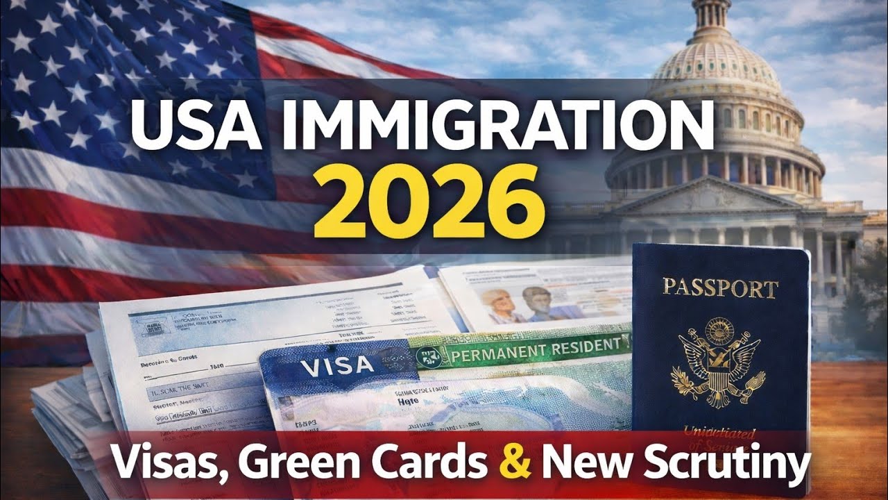 USA Immigration Latest Updates 2026 | Visas, Green Cards & New Scrutiny