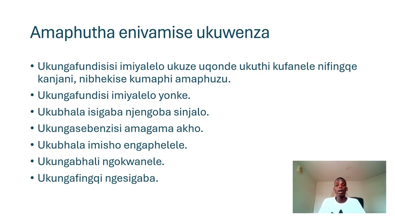 Isizulu ulimi lwasekhaya ukufingqa