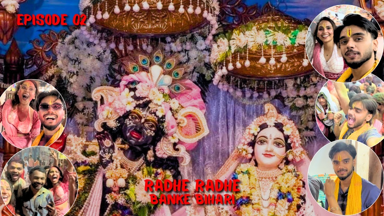Holi celebration with Banke Bihari ji in Vrindavan 🙏♥️ | Vartika ke sath hua chamatkar 🤩 | Episode-2