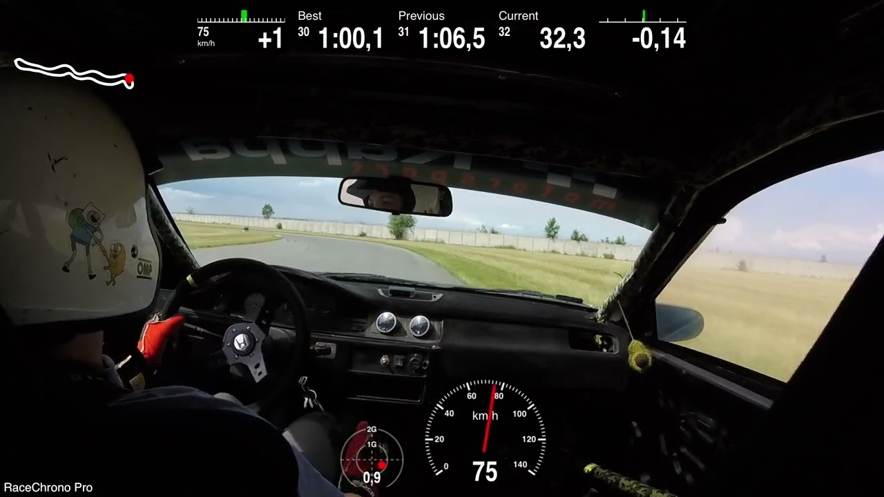 Japfest 2024 TA Tor Krzywa - Ania Wrzesińska best lap - 0:59,656