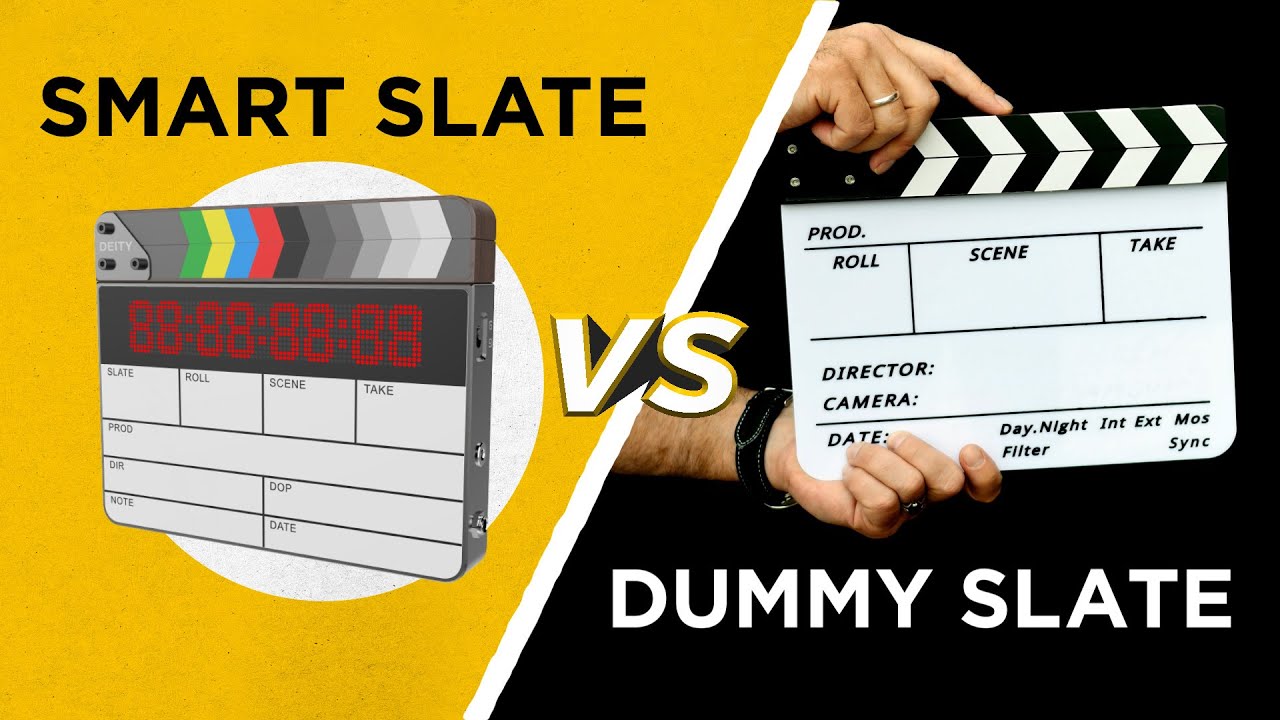 Smart Slate vs Dummy Slate | The Best Film Slate For Your Set