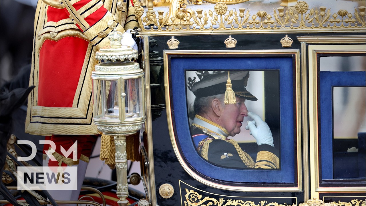 King Charles III Departs Parliament in Royal Carriage After Historic State Opening | AC1G