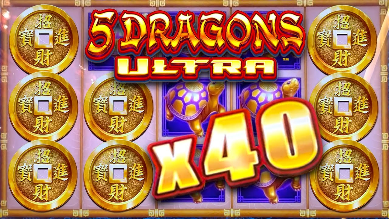 x40 Multipliers!! NEW 5 Dragons Ultra PAYS BIG!