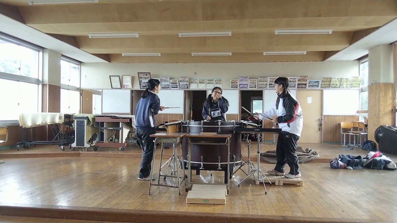打楽器三重奏トリオパーウノ練習
