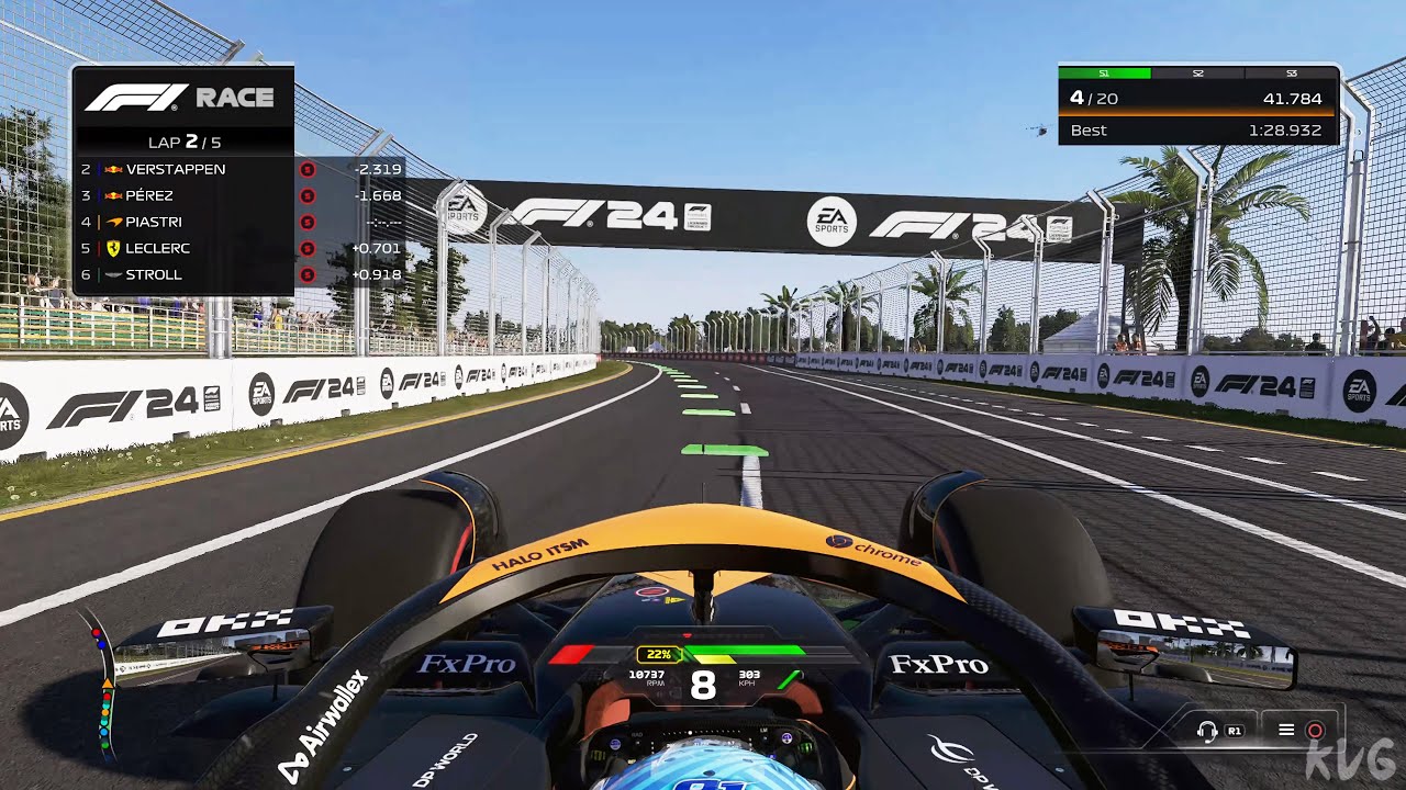 F1 24 - Albert Park Circuit - Melbourne (Australian Grand Prix) - Gameplay (PS5 UHD) [4K60FPS]