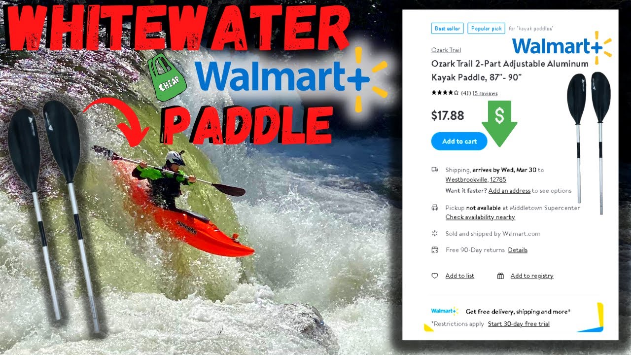 Walmart Kayak Paddle Tested 
