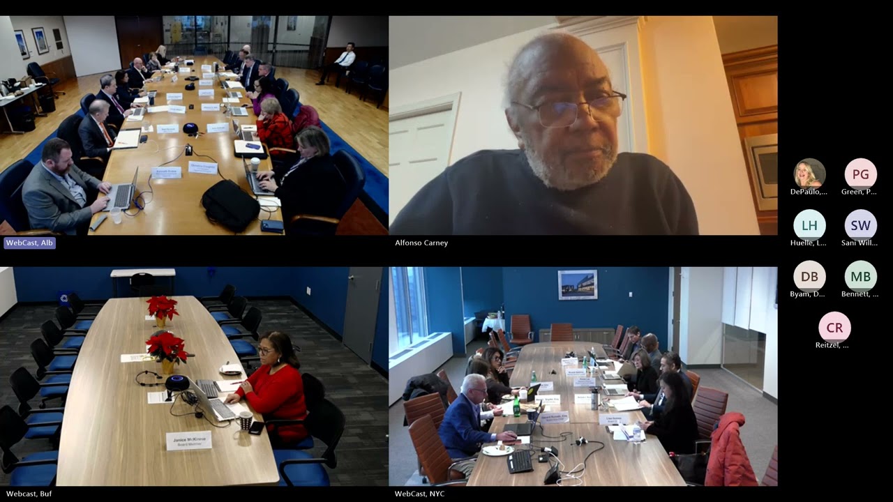 January 14, 2026 Finance Committee Board Meeting