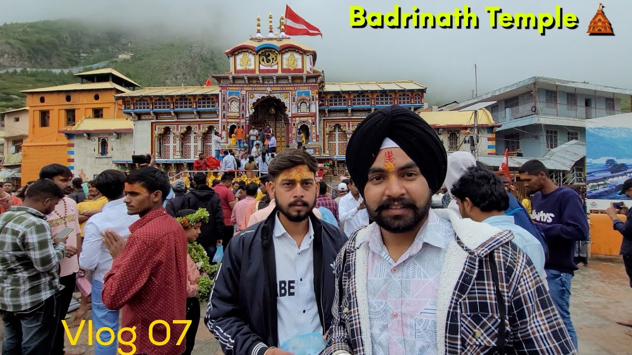 Badrinath Mandir Uttrakhand //  Sri Hemkunt Sahib To Badrinath Temple // Gurvlogs