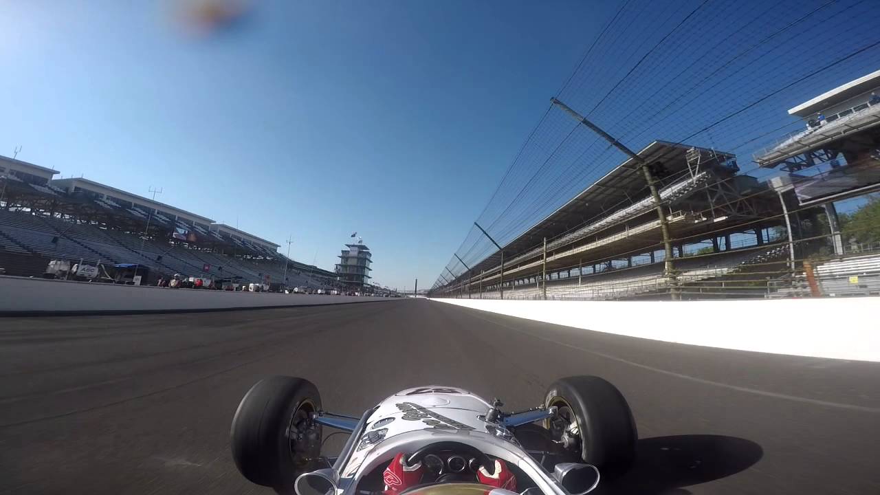 TAKE A RIDE AROUND INDY IN A VINTAGE 1966 GERHARDT FORD INDYCAR