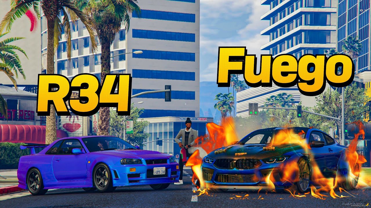 INCENDIAMOS El Deportivo De Mi Enemigo Con Un R34 Gta Rp