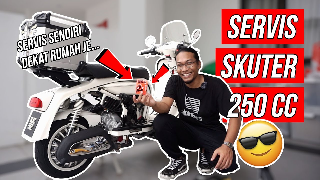 BEZA PAKAI SEMI SYNTHETIC VS FULL SYNTHETIC | SERVIS SENDIRI ROYAL ALLOY GP250S