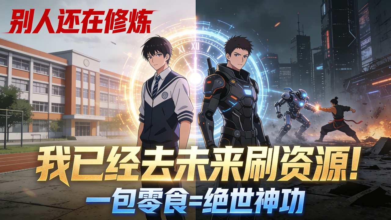 【動漫上新】🔥《靈氣復甦：我登入未來一萬年》別人還在修煉，我已經穿越未來刷神功！#動畫#逆襲#小說#動畫#智绘