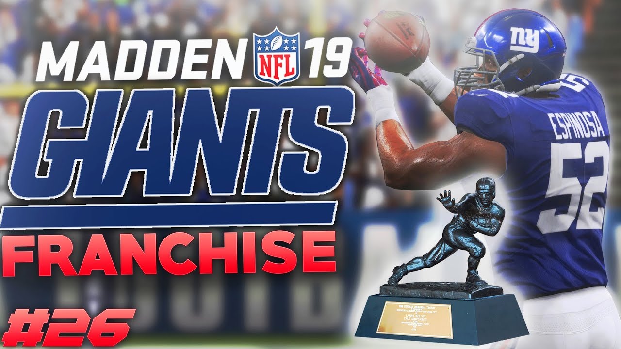 Rookie Heisman Winner Insane Debut! Madden 19 New York Giants Franchise Ep. 26