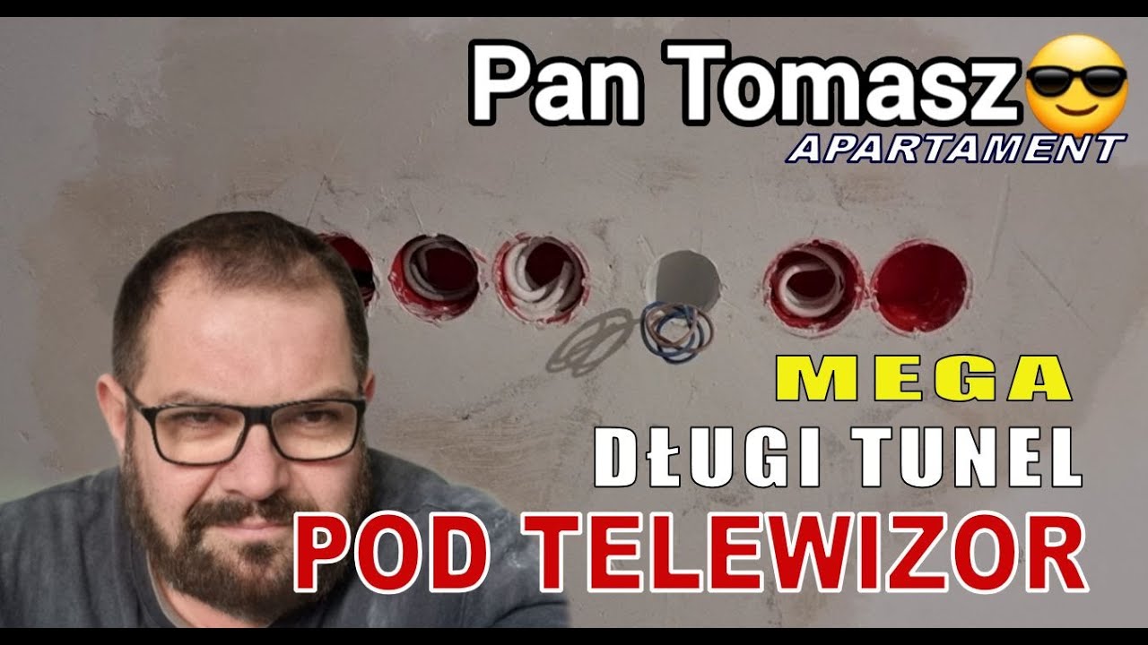 Mega długi tunel pod tv