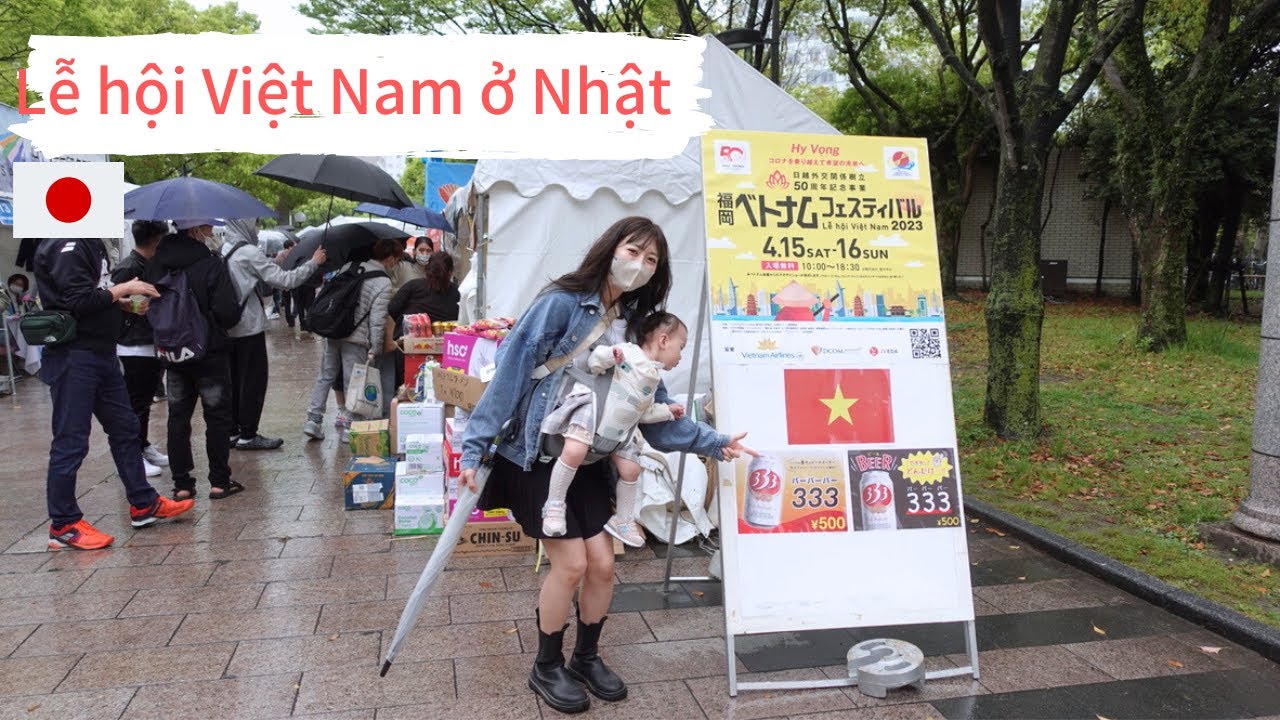 Vợ Nhật lần đầu tiên đi lễ hội của Việt Nam!! Vợ Chồng Việt~ Nhật