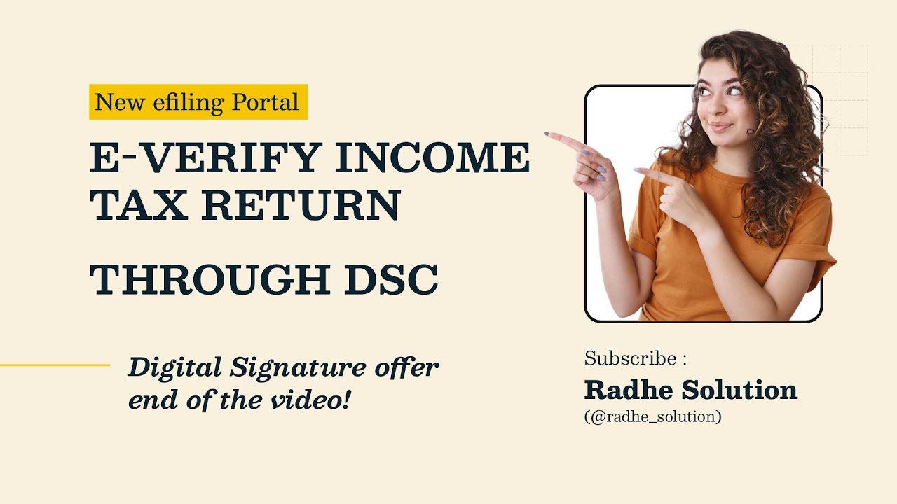How to eVerify Income Tax Return (ITR) in Hindi Through DSC