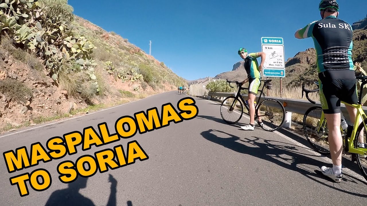 Roadbiking Gran Canaria - Maspalomas to Soria VLOG!