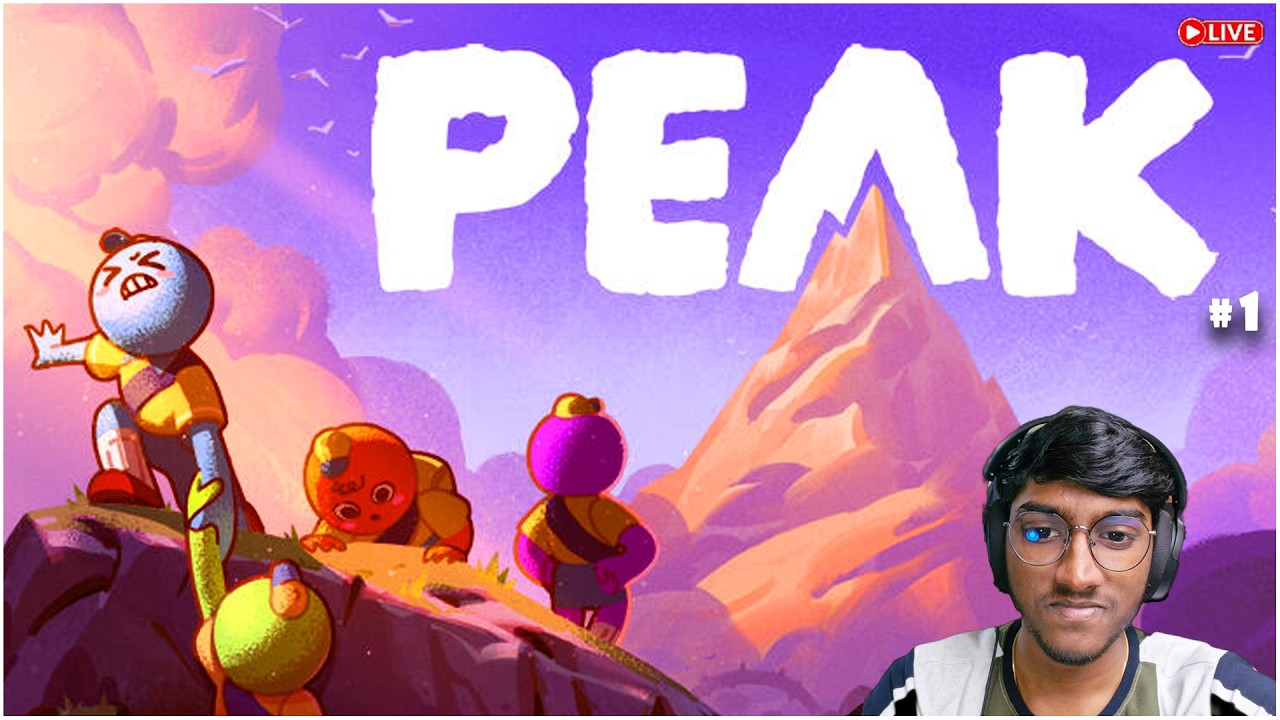 PEAK co-op fun game in தமிழ் - Pt-1 [ Live🔴 ]| Road to 1K Subs🥰🙏| #retrexgamer