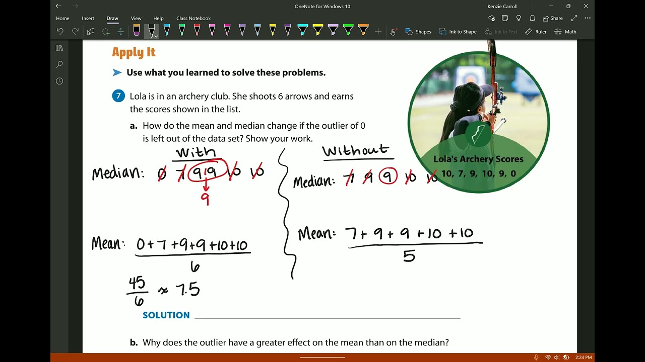 Lesson 32: Session 2 - Develop Finding the Mean