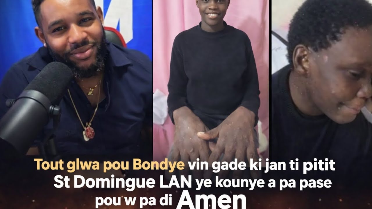 Tout glwa pou bondye vin gade ki jan ti pitit st domingue LAN ye kounye a pa pase pou w pa di Amen