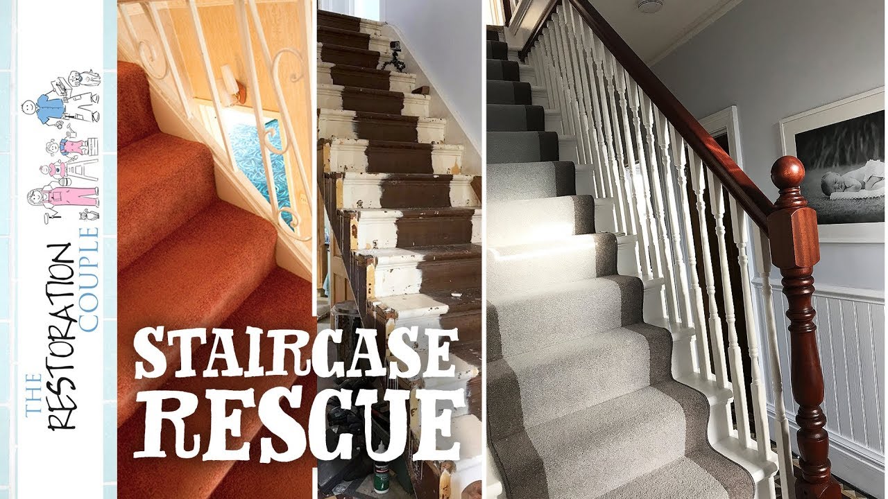COMPLETE DIY STAIRCASE RESTORATION
