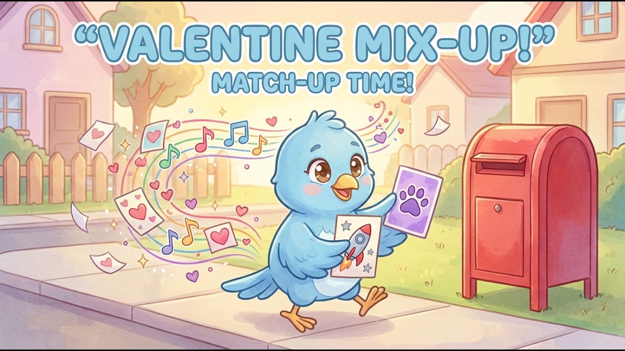 Breezy Blue and the Valentine Mix-Up 💌 | Friendship Song for Kids | PopSoar