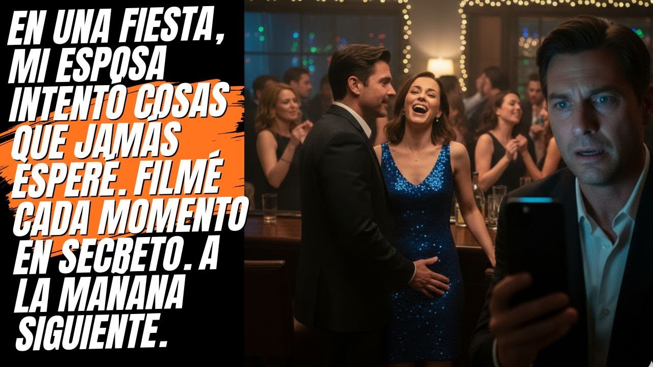 Lo que mi esposa hizo en esa fiesta no estaba destinado a que yo lo viera… hasta que lo vi.