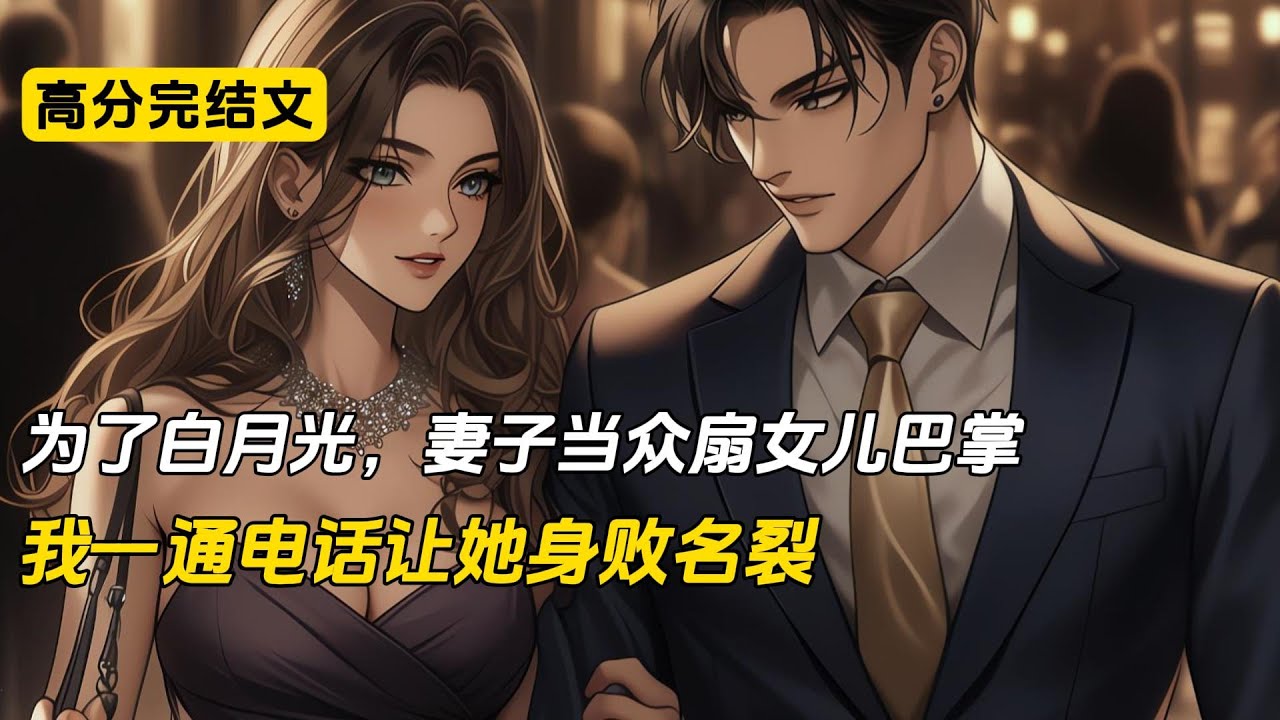 为了白月光，妻子当众扇女儿巴掌后，我一通电话让她身败名裂#完结文 #小说 #二次元#爽文#柳如烟