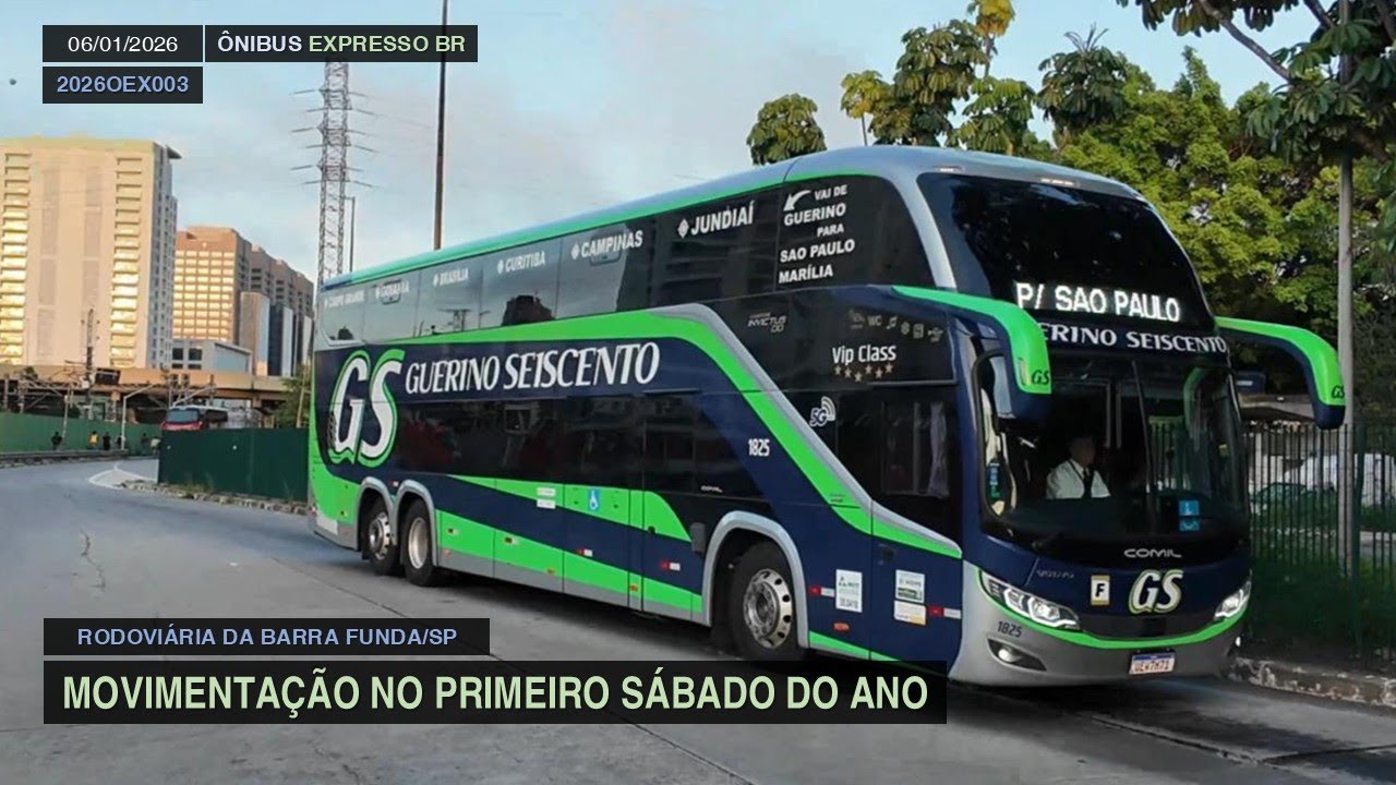 TERMINAL BARRA FUNDA | UM POUCO DA MOVIMENTAÇÃO NA MANHÃ DO PRIMEIRO SÁBADO DO ANO
