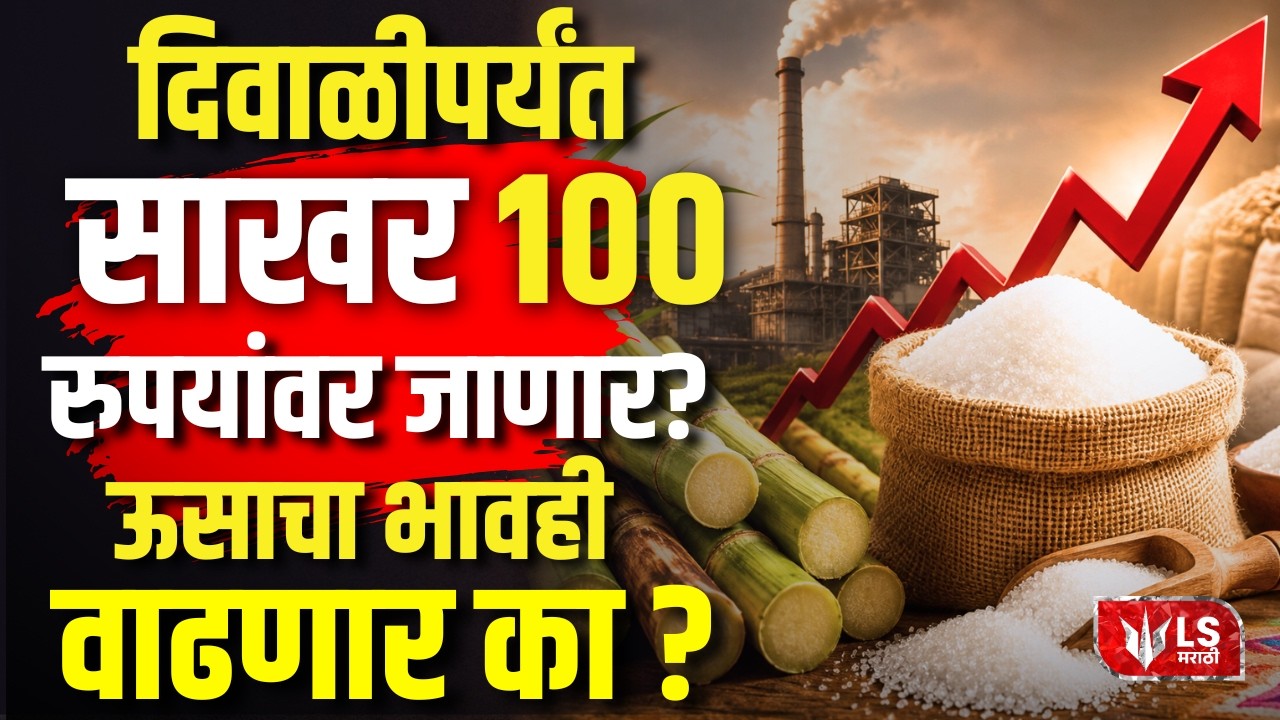 Sugar Price Hike | दिवाळीपर्यंत साखर 100 रुपयांवर जाणार? ऊसदर वाढणार का? | Maharashtra