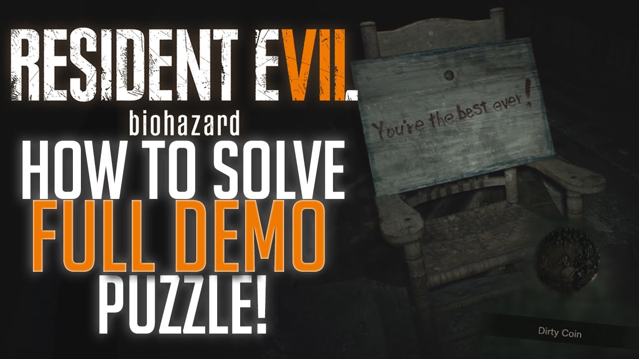 How to Solve the Resident Evil 7 Demo Secret Puzzle Ending! (Detailed Guide to get Dirty Coin!)