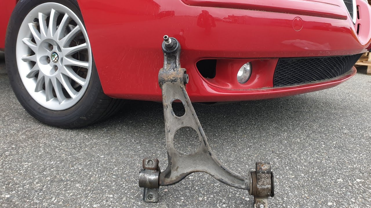 ALFA 156, 147 DOLNY WAHACZ PRZÓD WYMIANA. WSKAZÓWKI, PROBLEMY, NARZĘDZIA