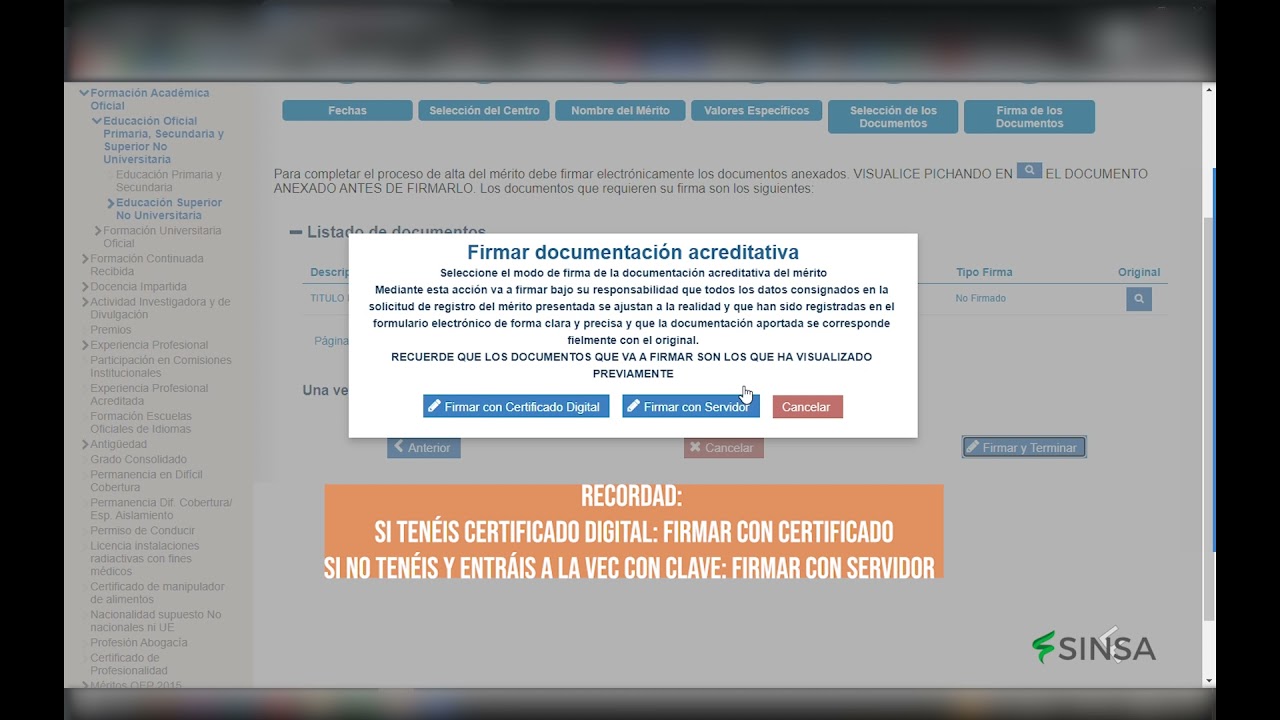 ¿CÓMO SUBIR LOS MÉRITOS A LA VEC? (actualizado).