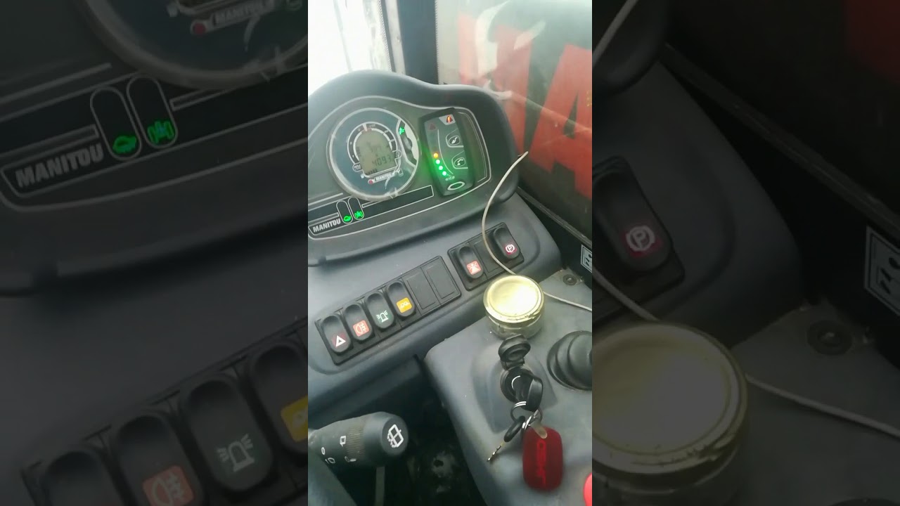 MANITOU 625 и спасение погрузчика  Case.