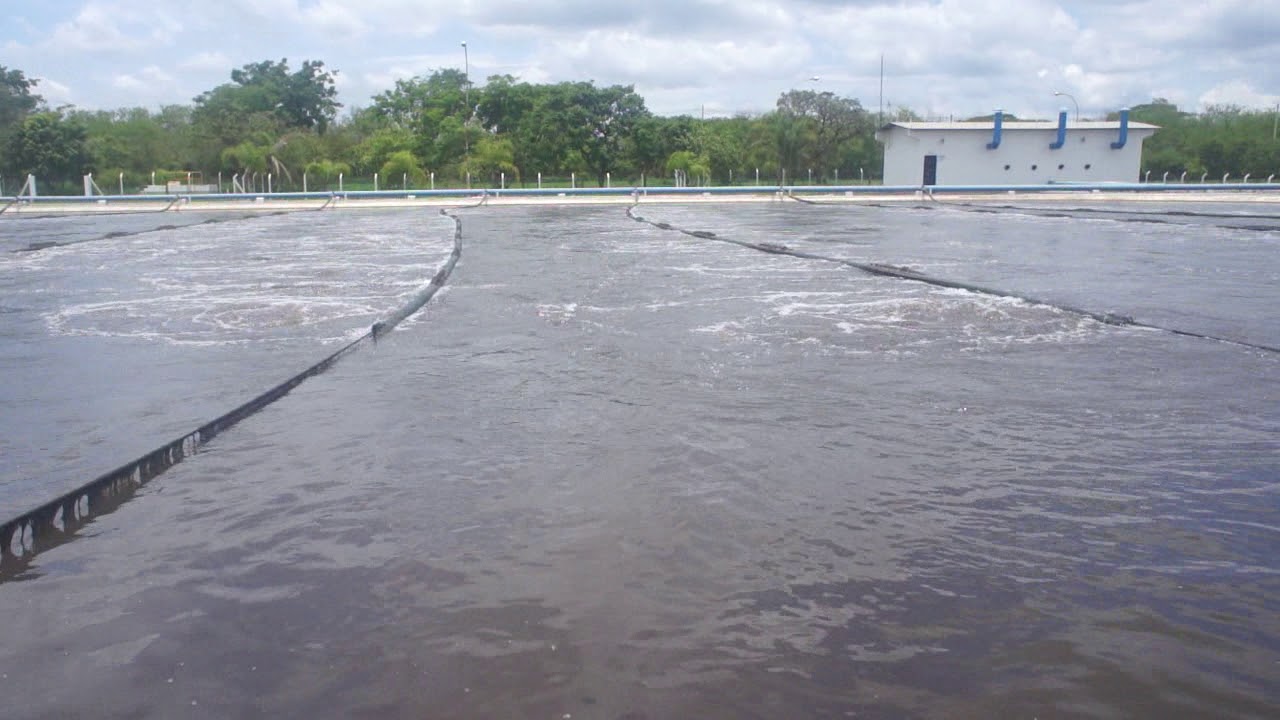 Aerated lagoons for wastewater treatment
