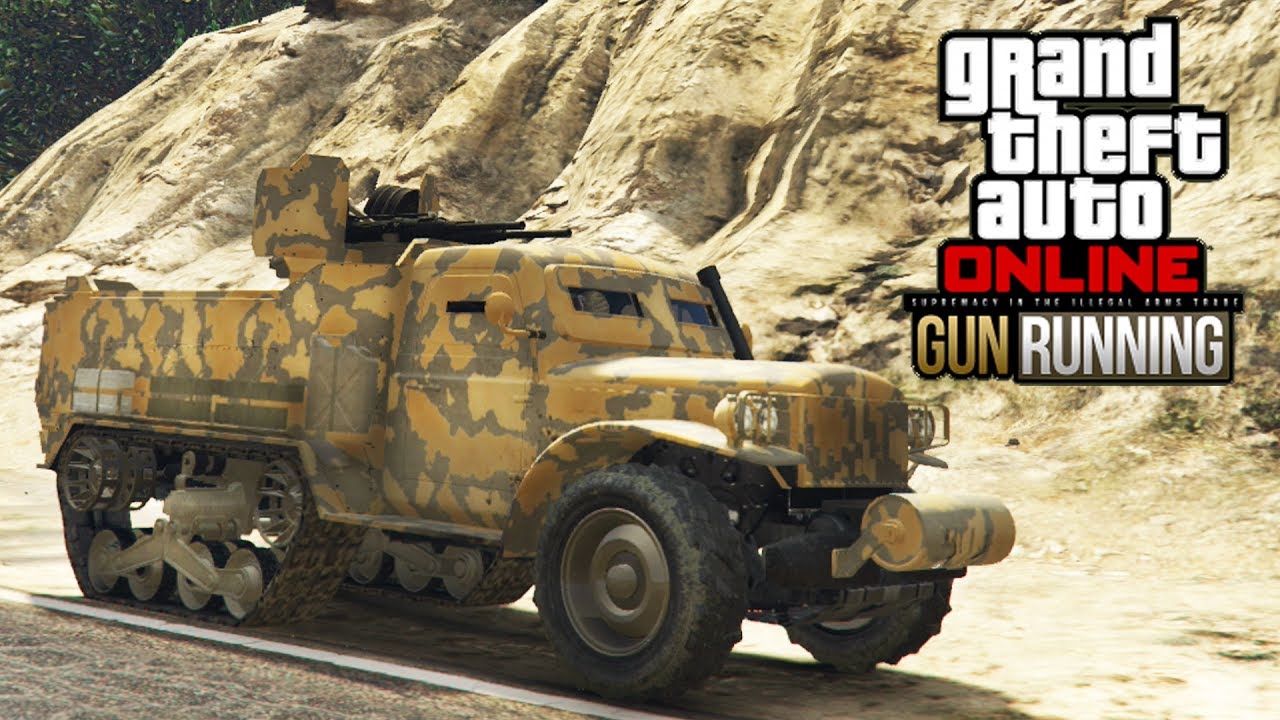 WÓZ PÓŁGĄSIENICOWY (MAX TUNING) W GTA ONLINE GUNRUNNING PL