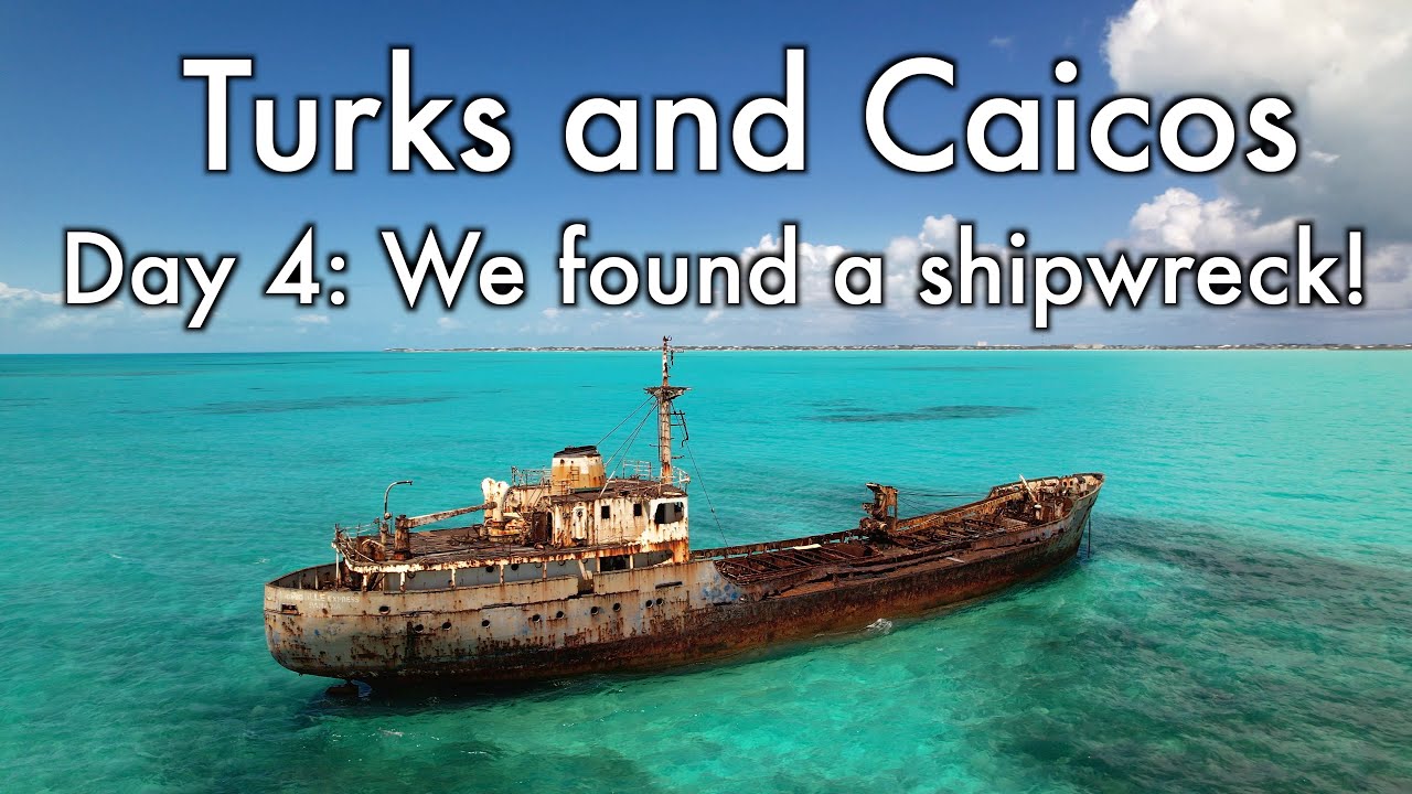 Turks & Caicos Vlog: Day 4, KITESURFING by a SHIPWRECK!