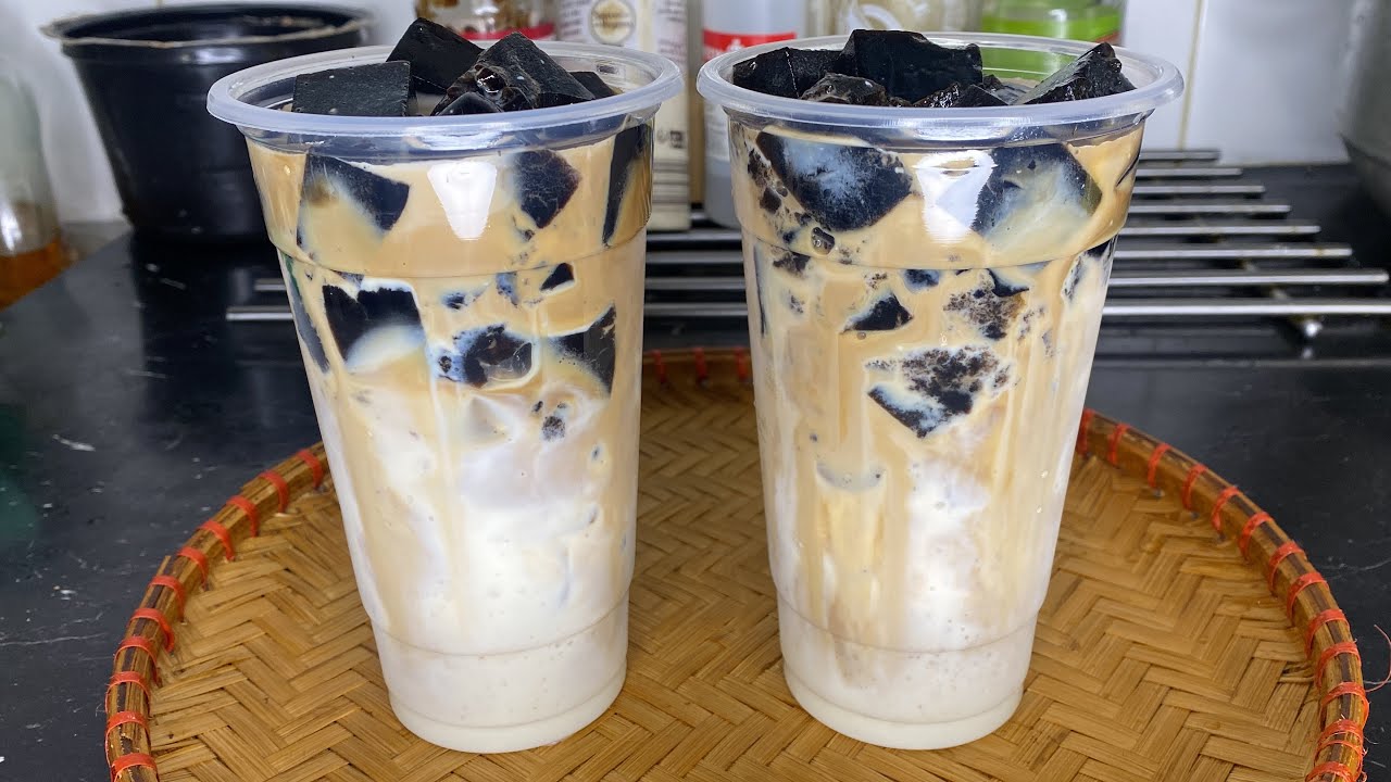 Cách Nấu Sương Sáo Sữa Tươi Cà Phê giải khát cho mùa nóng | Thao Le ABC Family