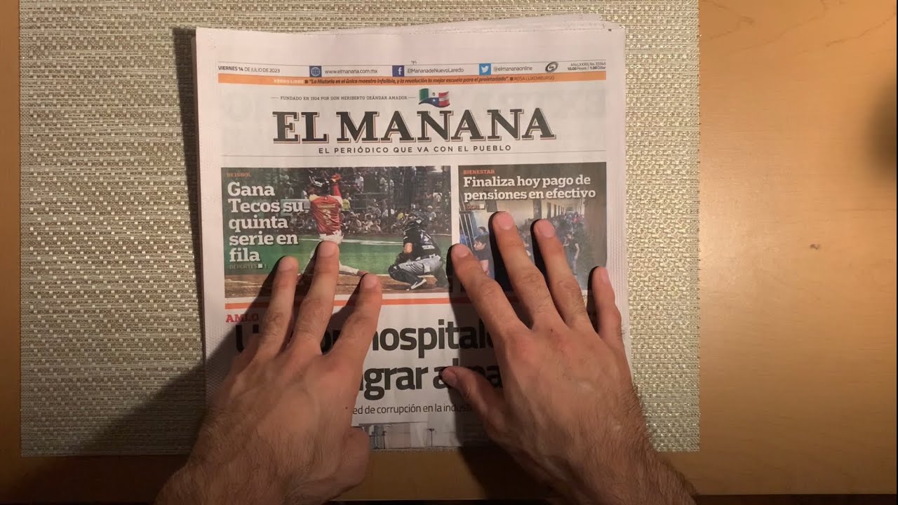 Leyendo el periódico | Sonidos Envolventes | Newspaper Page Turning | ASMR en Español