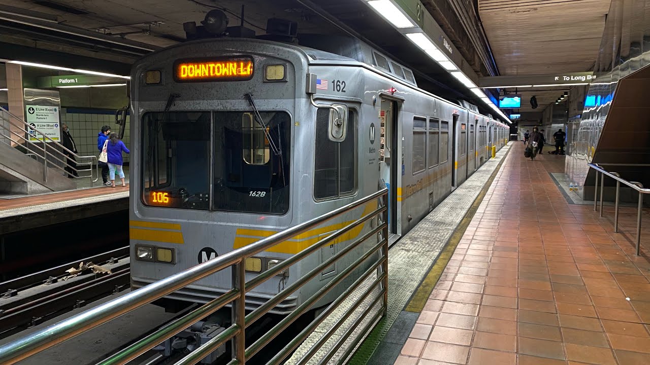 Metro Blue Line P2020 162B Ultra Wide Cab View From Long Beach To Los Angeles