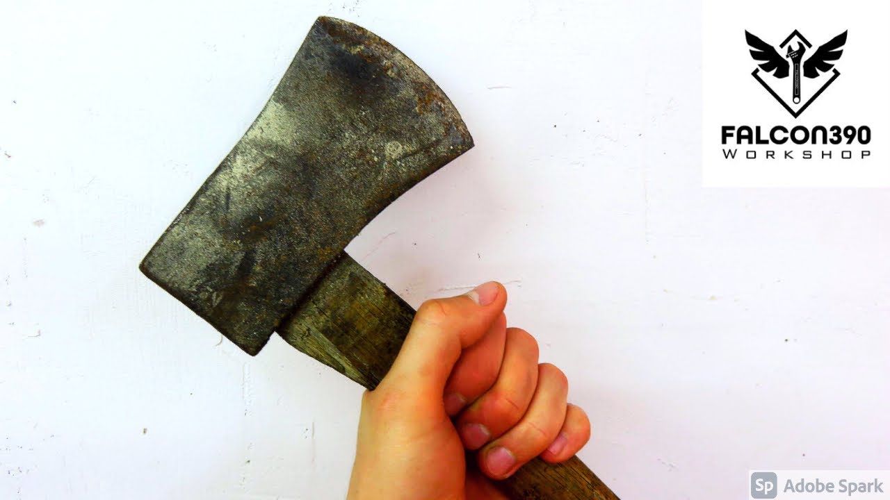 Old axe restoration.